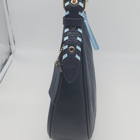 Coach Bailey Hobo with Whipstitch C4108 Midnight Waterfall Multi - Picture 4 of 8